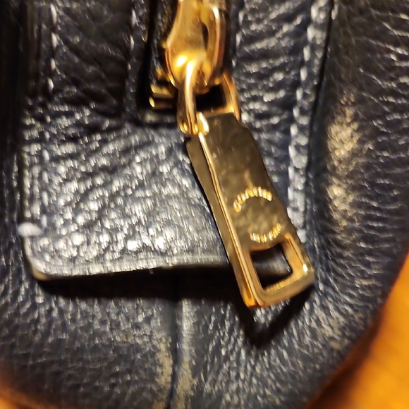 Coach Hallie Denim Shouldet Bag With Painted Floral - Picture 8 of 16